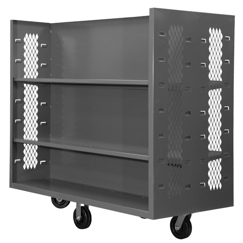 Chariots en treillis m&eacute;tallique, Acier, 30" x 54" x 60", Capacit&eacute; 1500 lb Brunswick Fyr & Safety