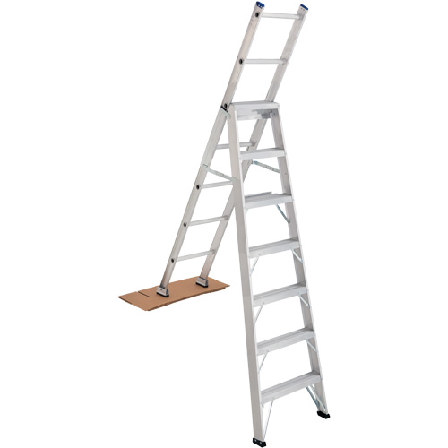 Escabeaux industriels Multi-Way de s&eacute;rie 2700, 7', Aluminium, Capacit&eacute; de 250 lb, ANSI 1, CSA 1 Brunswick Fyr & Safety