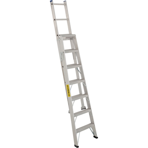 Escabeaux industriels Multi-Way de s&eacute;rie 2700, 7', Aluminium, Capacit&eacute; de 250 lb, ANSI 1, CSA 1 Brunswick Fyr & Safety
