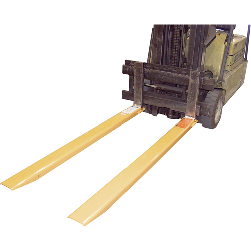 Fork Extensions, 48" L x 5" W, For Fork Width of 4" Brunswick Fyr & Safety
