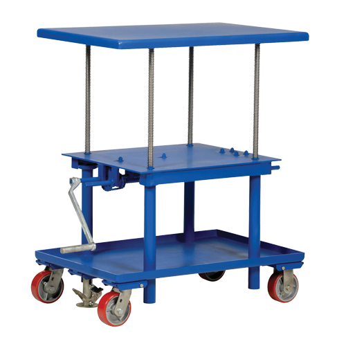 Hydraulic Lift Table, 24" L x 36" W, Steel, 2000 lbs. Capacity Brunswick Fyr & Safety