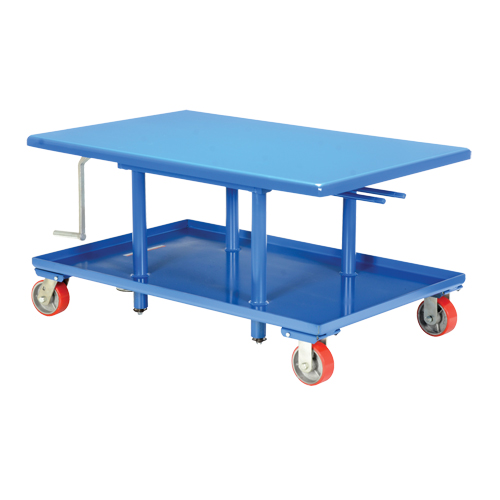 Post Lift Table, 42" L x 30" W, Steel, 2000 lbs. Capacity Brunswick Fyr & Safety