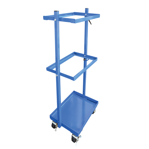 Stock Cart, Steel, 30-11/16" W x 19-1/4" D, 3 Shelves, 300 lbs. Capacity Brunswick Fyr & Safety