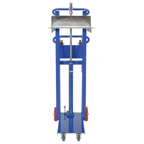 Gerbeur &agrave; plateforme hydraulique, M&eacute;canisme Pompe au pied, Capacit&eacute; de 750 lb, Levage max de 52" Brunswick Fyr & Safety