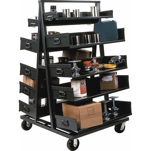 Adjust-A-Tray Trucks, 40" x 38" x 64", 2500 lbs. Capacity Brunswick Fyr & Safety