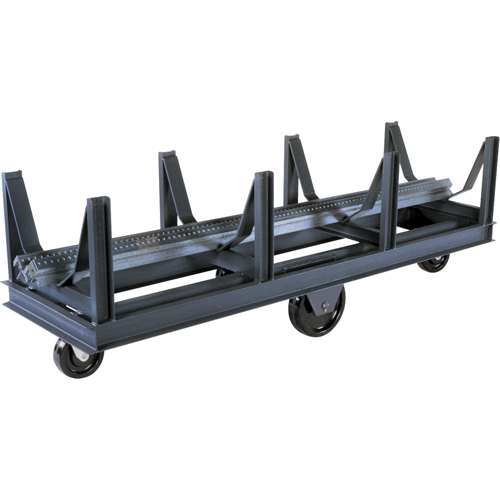 Chariot &agrave; berceaux, 96" lo x 28" la x 29" h, Capacit&eacute; de 10 000 lb, Roue Ph&eacute;nolique Brunswick Fyr & Safety