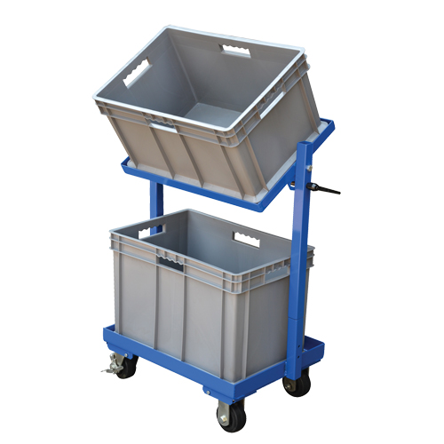 Chariot &agrave; cueillette, Acier, 30-11/16" la x 19-1/4" p, 2 tablettes, Capacit&eacute; 200 lb Brunswick Fyr & Safety