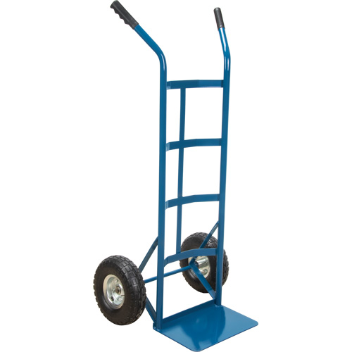 Diable &agrave; roue enti&egrave;rement soud&eacute;, Prise Double, Acier, Hauteur de 46", Capacit&eacute; 600 lb Brunswick Fyr & Safety