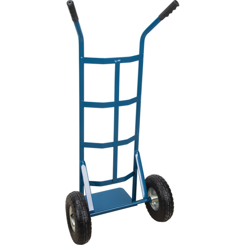 Diable &agrave; roue enti&egrave;rement soud&eacute;, Prise Double, Acier, Hauteur de 46", Capacit&eacute; 600 lb Brunswick Fyr & Safety
