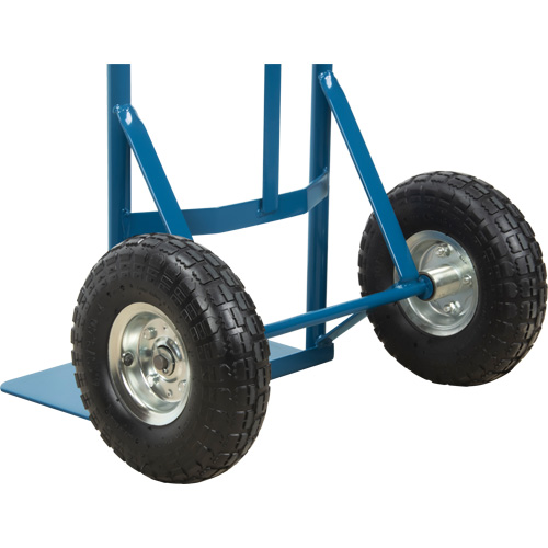 Diable &agrave; roue enti&egrave;rement soud&eacute;, Prise Double, Acier, Hauteur de 46", Capacit&eacute; 600 lb Brunswick Fyr & Safety