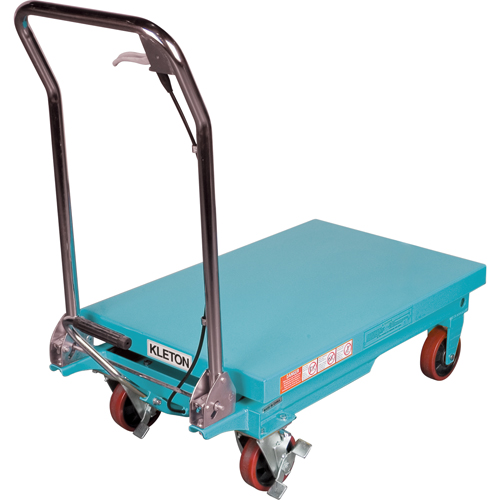 Heavy-Duty Hydraulic Scissor Lift Table, 32" L x 19-3/4" W, Steel, 660 lbs. Capacity Brunswick Fyr & Safety