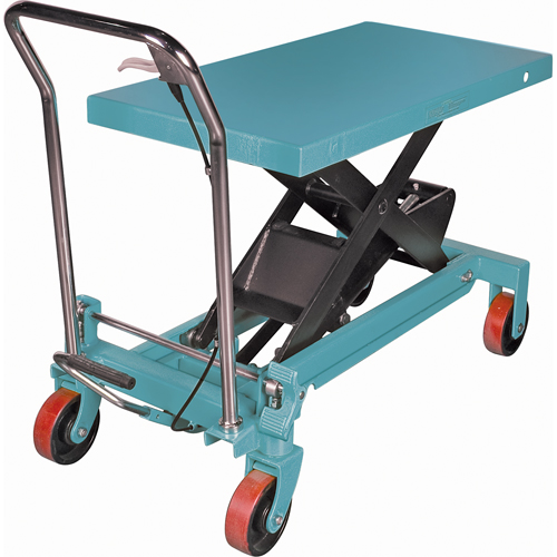 Table &eacute;l&eacute;vatrice robuste &agrave; ciseaux hydraulique, 39-3/8" lo x 20-1/8" la, Acier, Capacit&eacute; 1650 lb Brunswick Fyr & Safety