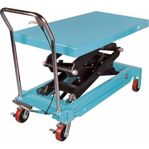 Heavy-Duty Hydraulic Scissor Lift Table, 48" L x 24" W, Steel, 1545 lbs. Capacity Brunswick Fyr & Safety