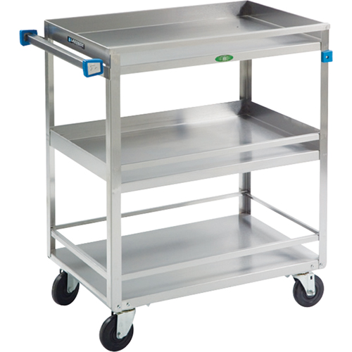 Guard Rail Carts, 3 Tiers, 19" W x 34-3/4" H x 31" D, 500 lbs. Capacity Brunswick Fyr & Safety