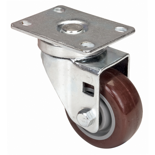 Caster, Swivel, 3" (76 mm), Polyurethane, 230 lbs. (104 kg.) Brunswick Fyr & Safety