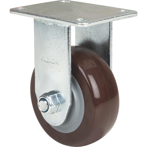 Roulette, Fixe, 4" (101,6 mm), Polyur&eacute;thane, 440 lb (199,58 kg) Brunswick Fyr & Safety