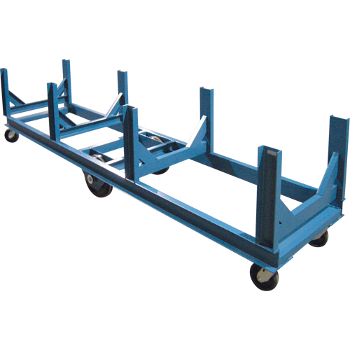 Bar Cradle Truck, 120" L x 28" W x 29" H, 5000 lbs. Capacity, Phenolic Wheels Brunswick Fyr & Safety