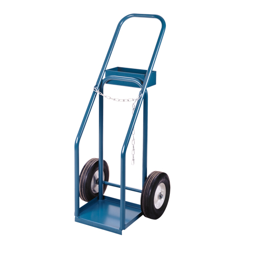 Chariots pour bouteilles de gaz, Roues Semi-pneumatique, Base de 12" la x 10" lo, 400 lb Brunswick Fyr & Safety