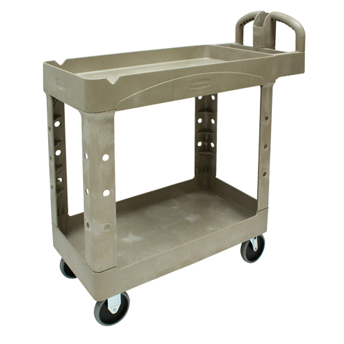 Chariot utilitaire robuste - 4500-88, 2 tiers, 17-1/8" x 33-1/4" x 39", Capacit&eacute; 500 lb Brunswick Fyr & Safety