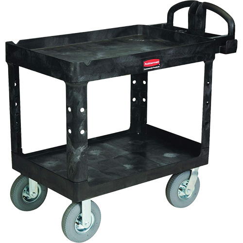 Chariot utilitaire robuste, 2 tiers, 25-1/4" x 37-1/8 x 36-3/8", Capacit&eacute; 500 lb Brunswick Fyr & Safety