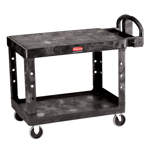 Chariot utilitaire robuste a/tablette plate - 4525-00, 2 tiers, 25-7/8" x 33-3/10" x 43-9/10", Capacit&eacute; 500 lb Brunswick Fyr & Safety