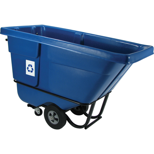 Tilt Truck, Polyethylene, 1/2 cu. yd., 850 lbs. Load Capacity Brunswick Fyr & Safety