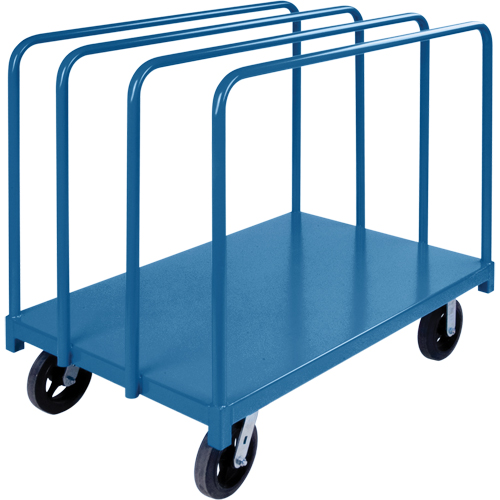 Single Level Rails Heavy-Duty Panel Mover Truck, 48" x 30" x 45", 2000 lbs. Capacity Brunswick Fyr & Safety