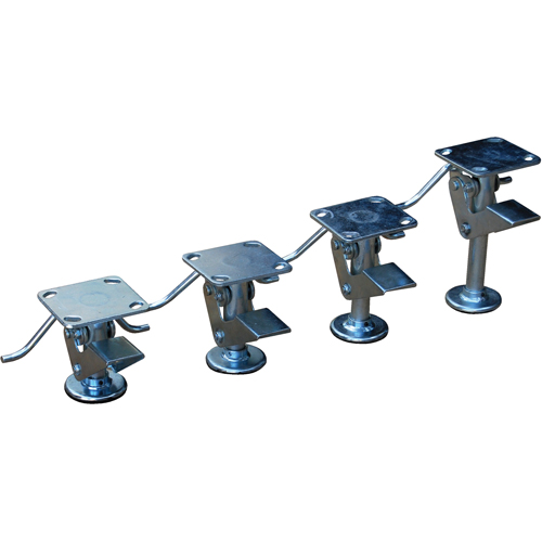 Verrous de plancher - Usage r&eacute;gulier, 9-13/16" Hauteur rallong&eacute;e, 8-3/4" Hauteur r&eacute;tract&eacute;e, Galvanis&eacute; Brunswick Fyr & Safety