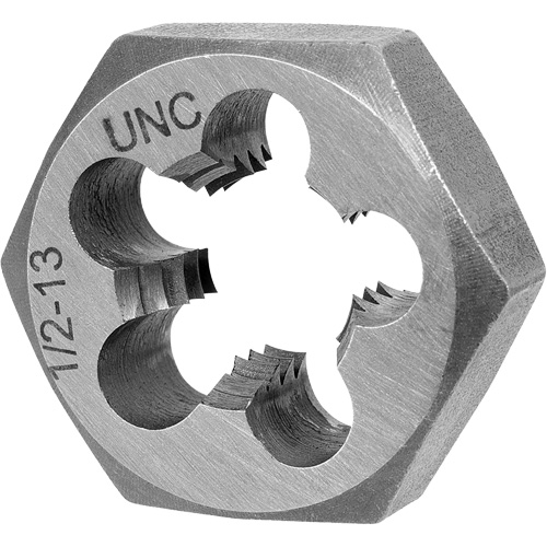 Fraise hexagonale SAE, dia. 1", Filet de 3/8"-16 NC, Acier alli&eacute; Brunswick Fyr & Safety