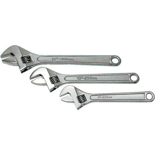 Adjustable Wrench, 8" L Brunswick Fyr & Safety