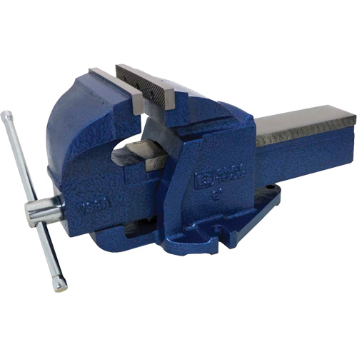 Cast Ductile Iron Bench Vise, 6" Jaw Width, 3-3/4" Throat Depth Brunswick Fyr & Safety