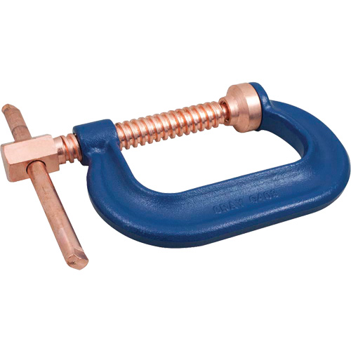 Heavy-Duty Forged C-Clamp, 10" (254 mm) Capacity, 5" (127 mm) Throat Depth Brunswick Fyr & Safety