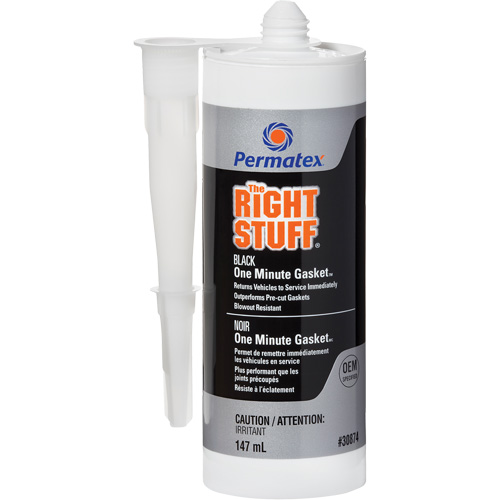 The Right Stuff&reg; Gasket Maker, Cartridge, Black Brunswick Fyr & Safety