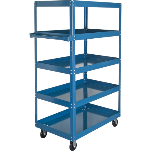Chariots &agrave; tablette, 5 Tiers, 18" la x 61" h x 30" p, Capacit&eacute; 900 lb Brunswick Fyr & Safety