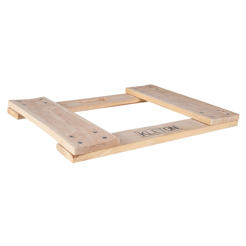 Cadre de socle roulant en bois dur, Roues en Non compris, Capacit&eacute; de 900 lb, 18" la x 24" p x 1,5" h Brunswick Fyr & Safety