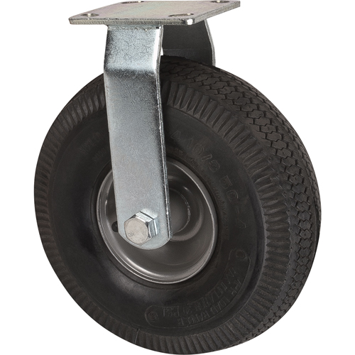 Heavy-Duty Platform Truck - Replacement Casters, Rigid, 10" (254 mm), Pneumatic, 400 lbs. (181 kg.) Brunswick Fyr & Safety