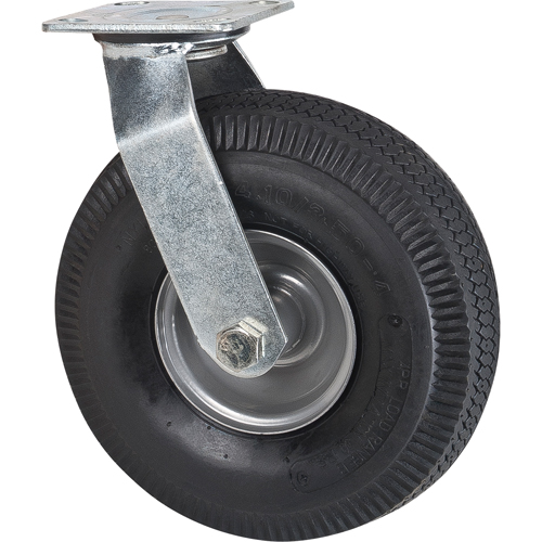 Heavy-Duty Platform Truck - Replacement Casters, Swivel, 10" (254 mm), Pneumatic, 400 lbs. (181 kg.) Brunswick Fyr & Safety
