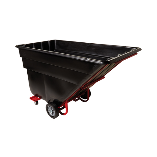 Tilt Truck, Polyethylene, 1-1/2 cu. yd., 1200 lbs. Load Capacity Brunswick Fyr & Safety
