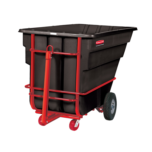 Tilt Truck, Polyethylene, 1-1/2 cu. yd., 2100 lbs. Load Capacity Brunswick Fyr & Safety
