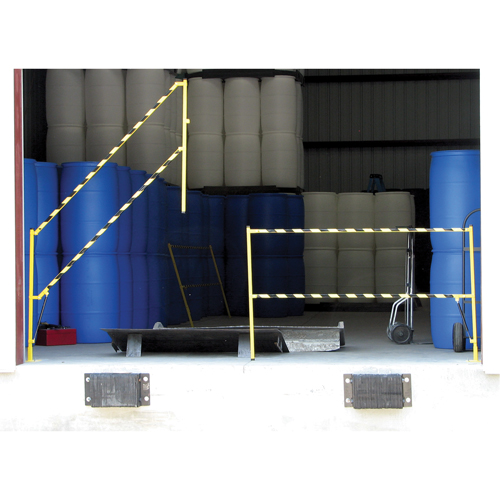 Barri&egrave;re &agrave; bascule de s&eacute;curit&eacute;, 10' lo x 42-5/8" ha, 159" &eacute;lev&eacute;e, Jaune Brunswick Fyr & Safety