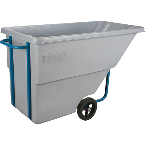 Tilt Truck, Polyethylene, 0.625 cu. yd., 850 lbs. Load Capacity Brunswick Fyr & Safety