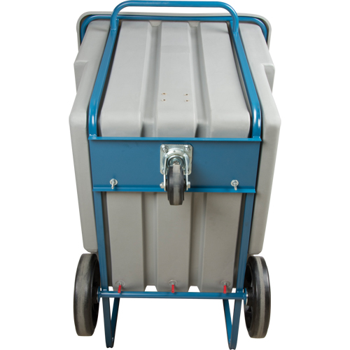 Chariot basculeur en acier, Poly&eacute;thyl&egrave;ne, 1,1 vg³, Capacit&eacute; de charge de 1250 lb Brunswick Fyr & Safety