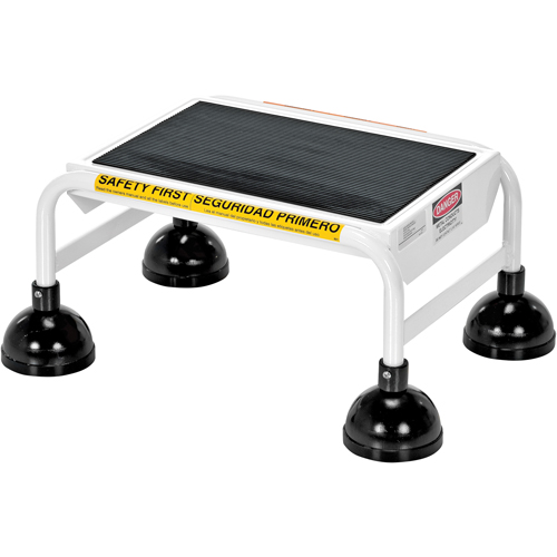 Stop-Step Ladders, 1 Steps, 16" Step Width, 9-9/16" Platform Height, Steel Brunswick Fyr & Safety