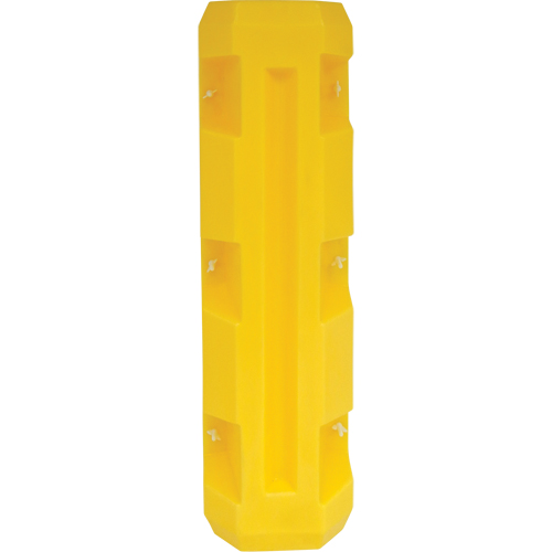 Protecteur de colonne &eacute;troite, Ouverture int&eacute;rieure 6" x 6", 12" lo x 12" la x 42" h, Jaune Brunswick Fyr & Safety