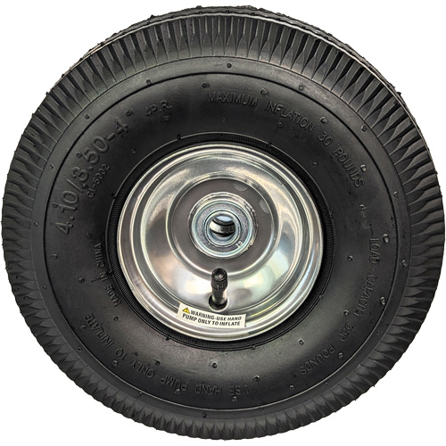 Replacement Pneumatic Tire for Hand Truck, 10" (254 mm), 350 lbs. Capacity Brunswick Fyr & Safety
