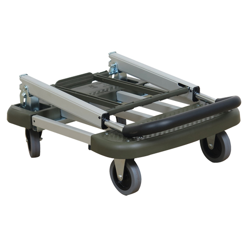 Telefolding Platform Truck, Aluminum, 330 lbs., 29-1/2" L x 17-1/2" W, 36-1/2" High Brunswick Fyr & Safety