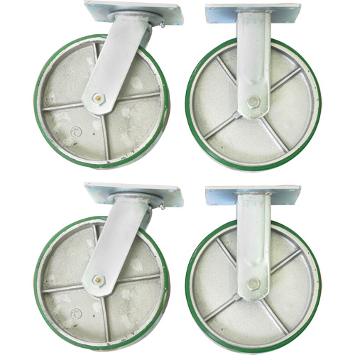 8" Caster Set for Platform Truck Brunswick Fyr & Safety