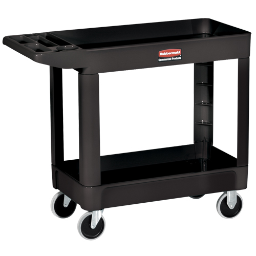Heavy-Duty Utility Cart - 4500-89, 2 Tiers, 18" x 33-1/4" x 39", 500 lbs. Capacity Brunswick Fyr & Safety