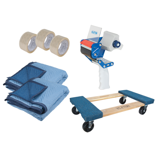 Moving Kit, Wood Frame, 18" W x 30" L, 1000 lbs. Capacity Brunswick Fyr & Safety