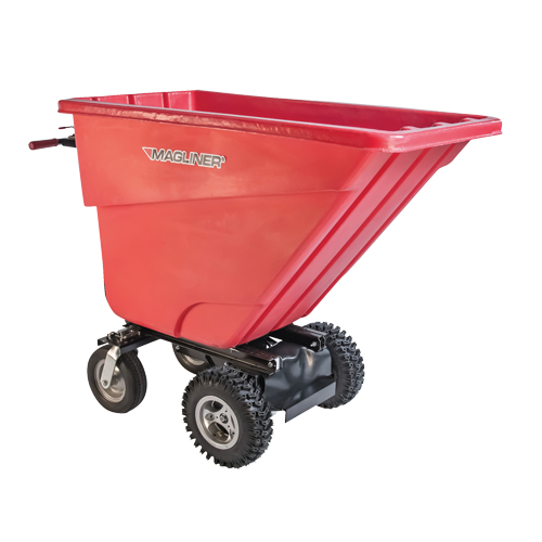 Motorized Tilt Truck, 13,5 pi³ Capacity, 45" H x 26-1/2" W x 68" D Brunswick Fyr & Safety